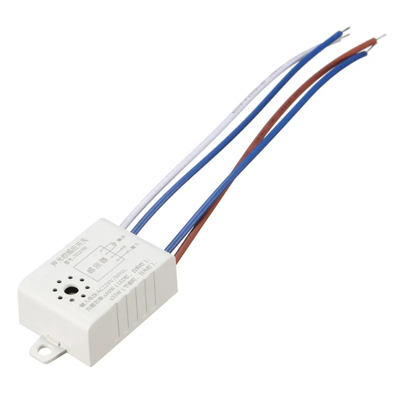 1 шт. светодиодный звуковой светильник управляемые переключатели голосового