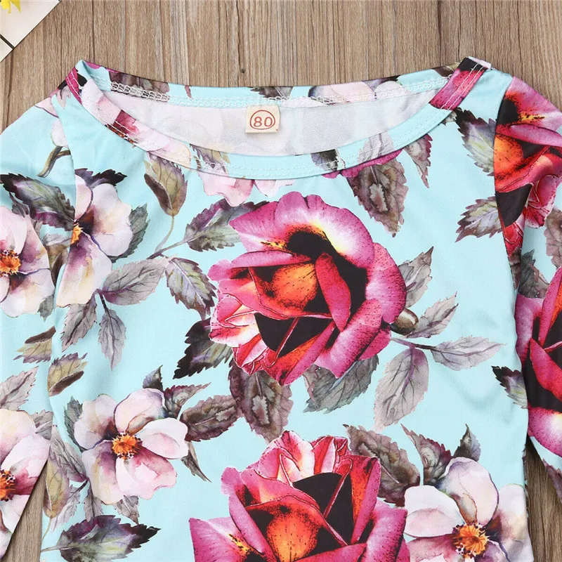 Одежда для новорожденных малышей и девочек Детская осенняя одежда с длинными