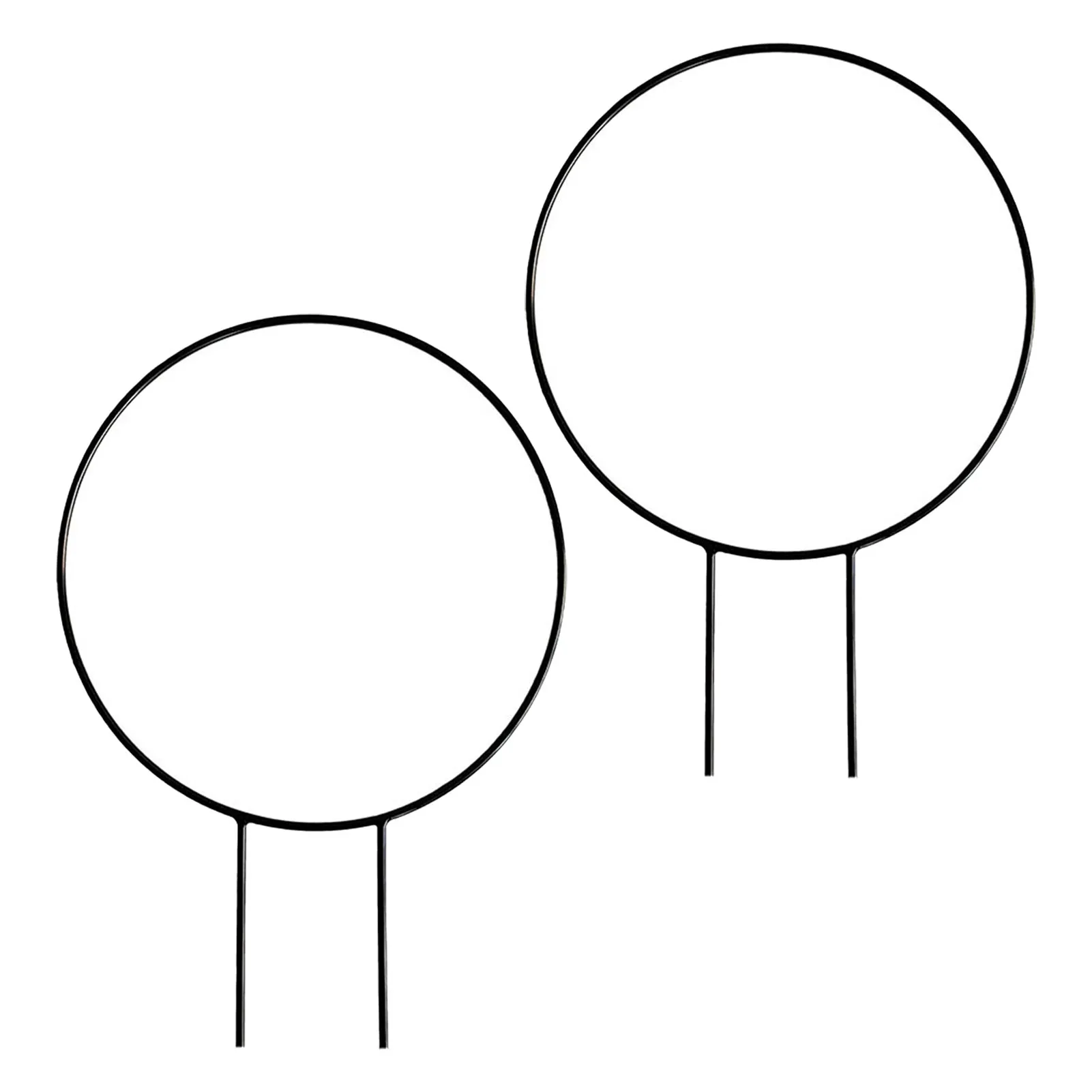 2 шт. металлические садовые решетки для верхолазных работ с красивыми растениями