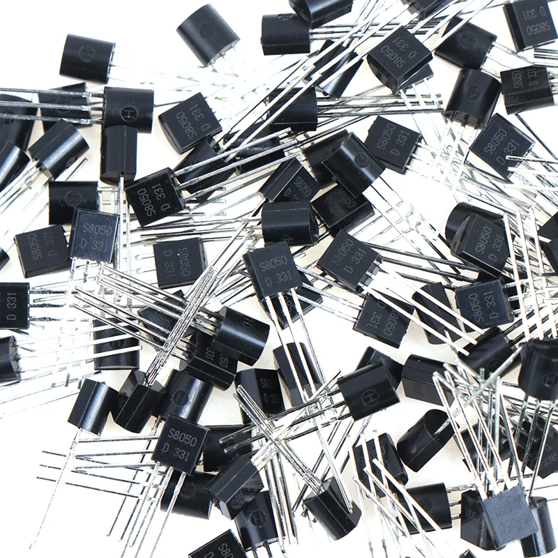 

New 100PCS S8050 TO-92 New In-Line 0.5A/40V PNP Throught Hole
