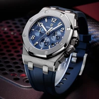 mens quartz watch fashion multifunction mens watches 30m waterproof luminous wtih calendar round sports big dial wrist watch