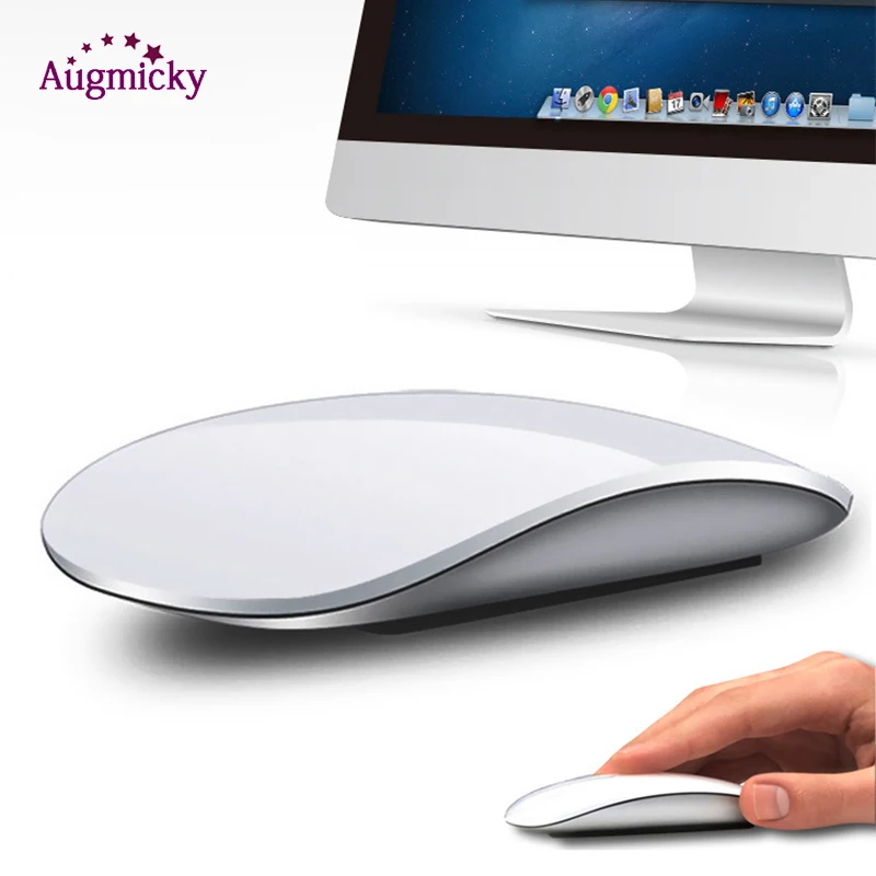 Мышь Компьютерная Apple Style Magic Touch беспроводная эргономичная тонкая дуговая мышь с