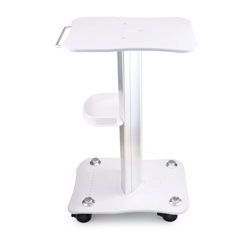 

Professional Beauty Salon Spa Trolley Styling Pedestal Rolling Cart Assembled Aluminum Alloy For Weight Loss Beauty Machine