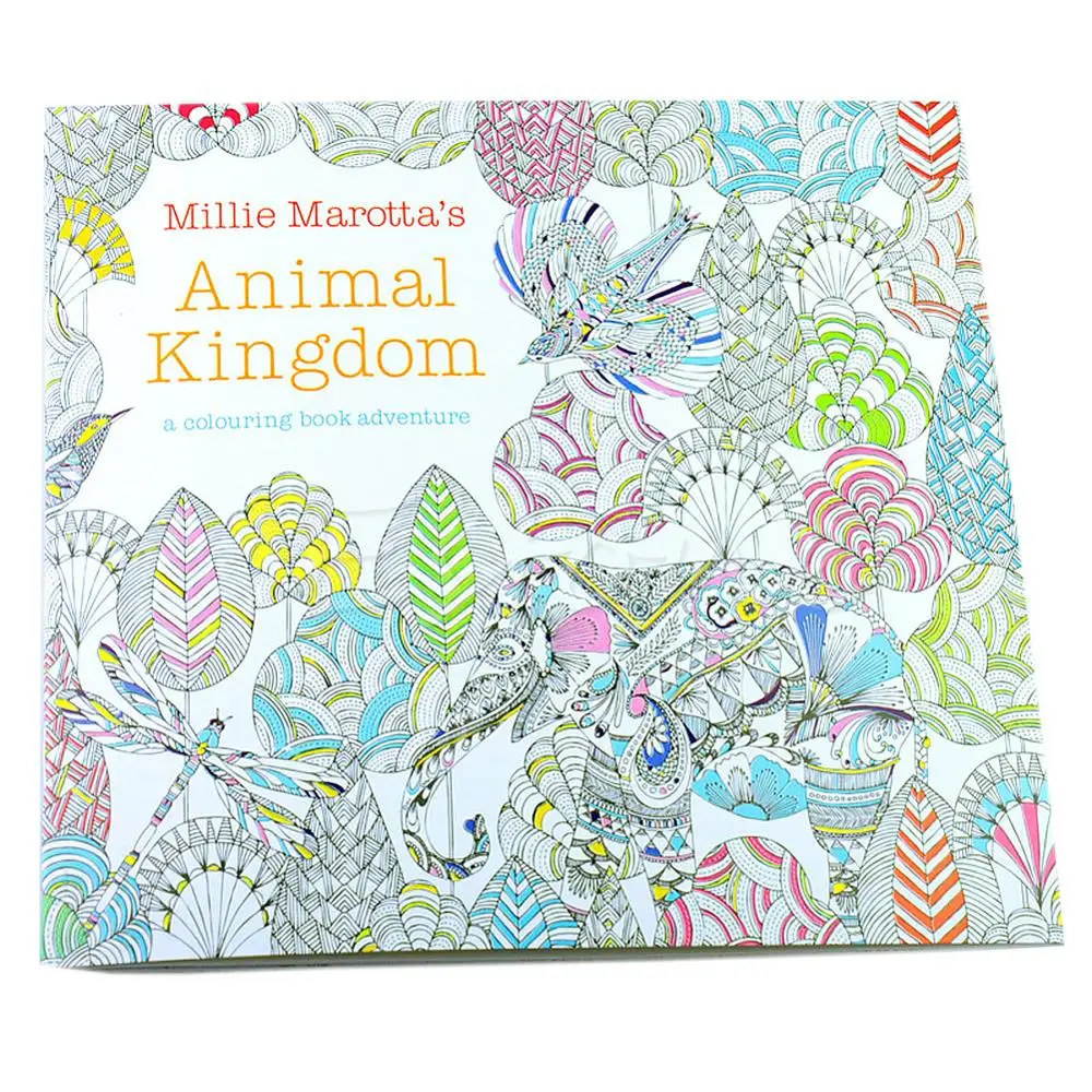 Новейшая детская книжка раскраска для взрослых с изображением животного охоты