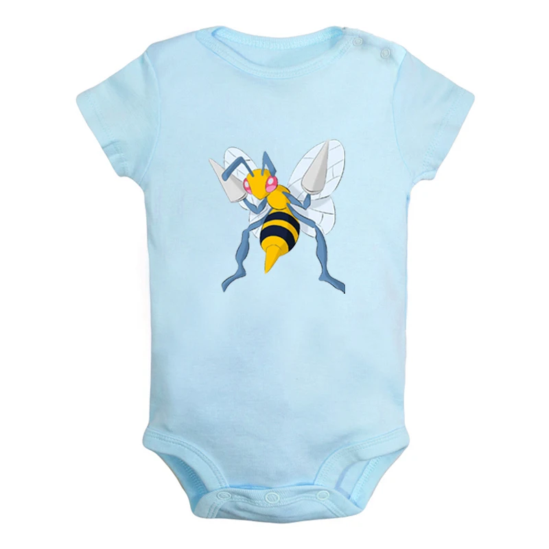 Покемон Alakazam Beedrill мистер МИМ SWAG дизайн с символами для новорожденных мальчиков