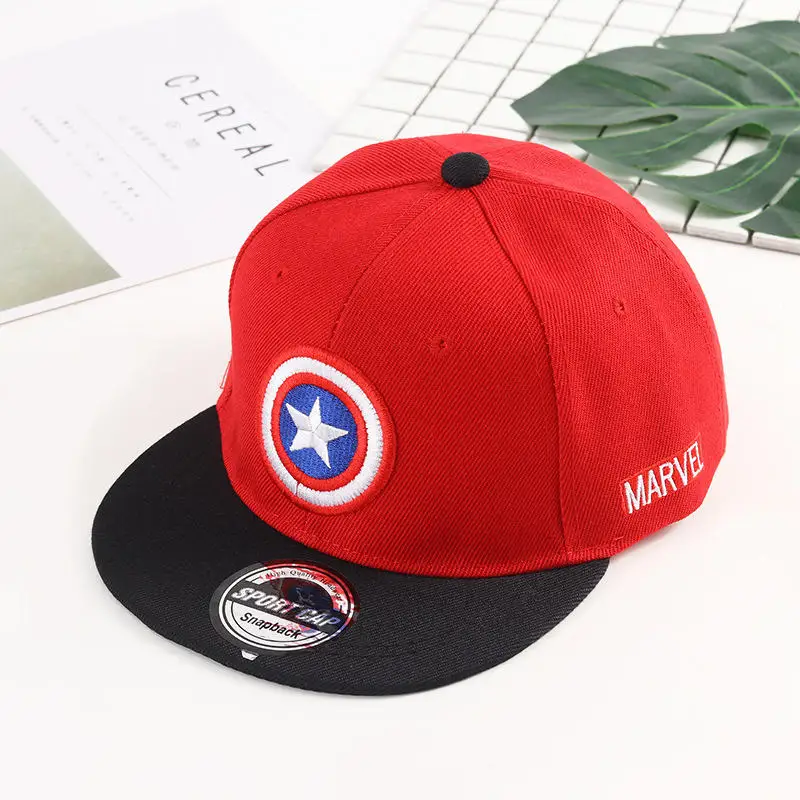 16 Детская бейсбольная кепка с изображением Капитана Америки, Супермена, Бэтмена, Детская кепка для мальчиков и девочек, хип-хоп кепка, детская бейсболка, кепка для папы - Цвет: 16