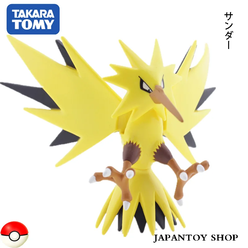 Миниатюрные фигурки pokemon takara tomy tomica moncolle ex ehp4 pop thunder zapdos детские игрушки волшебный