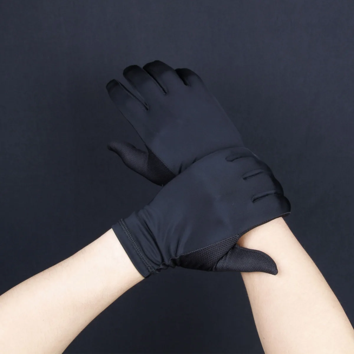 

Washable Motorcycle Gloves Breathable Cycling Gloves Full Finger Black Liner Inner Thin Gloves Quick-dry Cold feeling Unisex