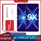 Оригинальный сенсорный ЖК-дисплей 6,59 ''для Huawei Honor 9X Global Premium, 10 дюймов, дигитайзер сенсорного экрана в сборе, рамка, Ремонт ЖК-дисплея