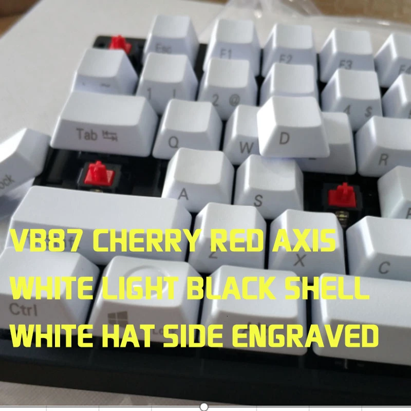 Varmil VB87M Bluetooth клавиатура Pbt Cherry Mx Красный приглушенный цветной краситель Суб Печать Keycps Беспроводная механическая клавиатура для ПК