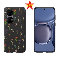 fashion flower beautiful phone case for huawei p20 p30 p40 pro honor mate 7a 8a 9x 10i lite