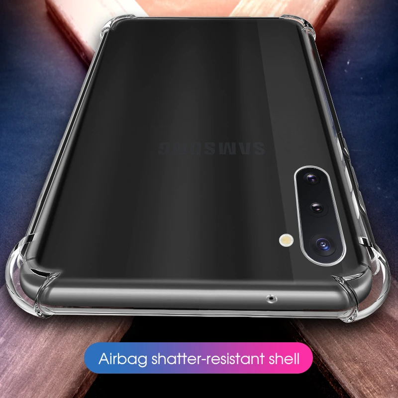 Прозрачный противоударный чехол с подушкой безопасности для Samsung Galaxy S8 Plus мягкий