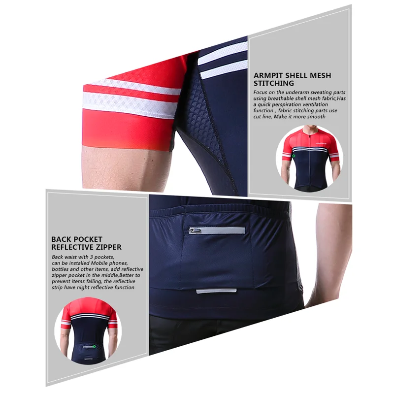 Трикотажные изделия PHMAX для велоспорта с коротким рукавом 2020 | Спорт и