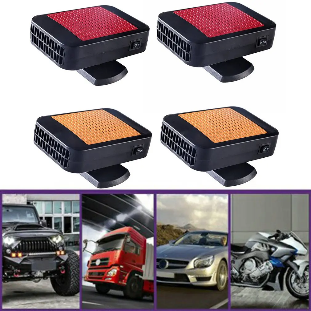 

12V/24V Portable Car Heater Fast Heating Defogger Heat Cooling Fan Heater Warmer Snow Defogger Air Conditioner Car Electric