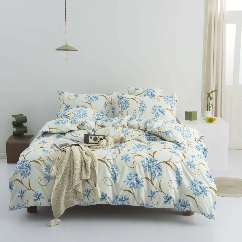 

New Bedding Set Printed Bed Linen Sheet Duvet Cover 240x220 Queen King Quilt Covers Sets Bedclothes 2021 Home Textile