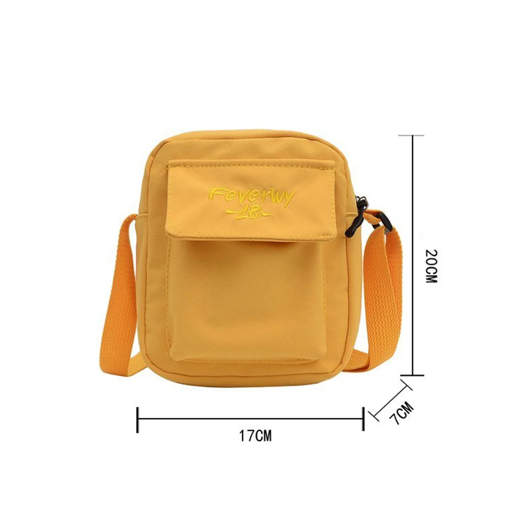

Women Casual Solid Color Nylon Messenger Bag Daily Street Travel Shoulder Money Purse Portable Outdoor Sport Small Handbags