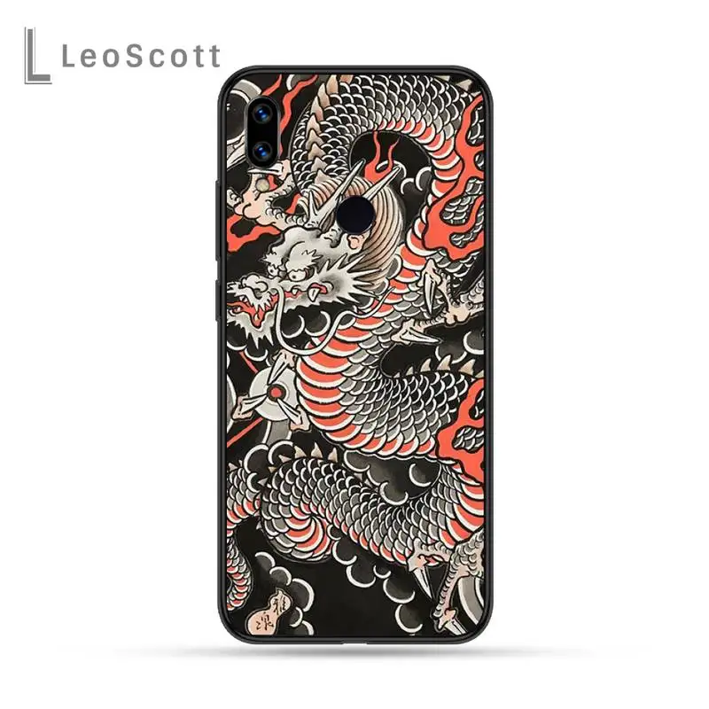 

Red Dragon Phone Case For Xiaomi Redmi Note 4 4x 5 6 7 8 pro S2 PLUS 6A PRO