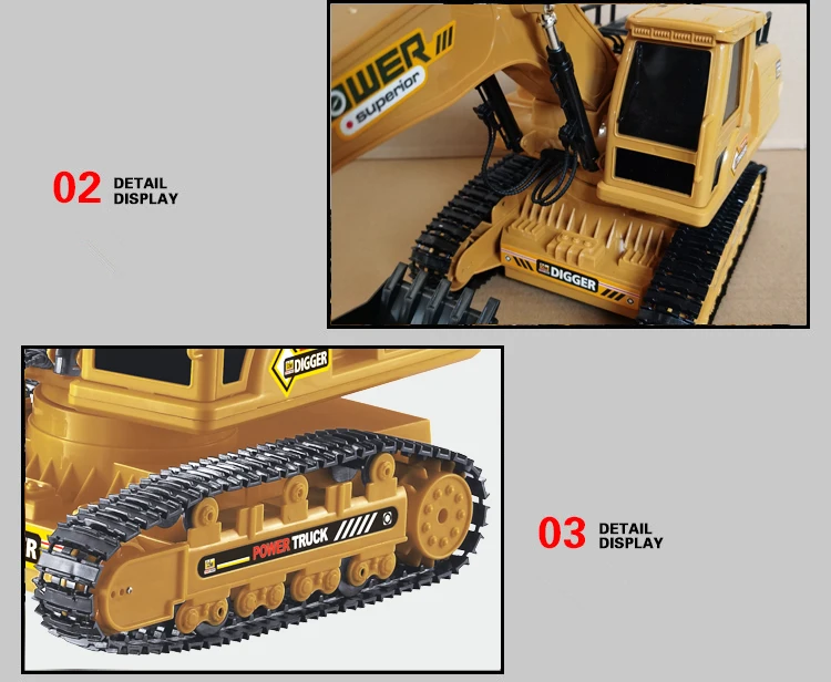 Электрический радиоуправляемый грузовик 1:18 2 4 ГГц трактор бульдозер Инженерная