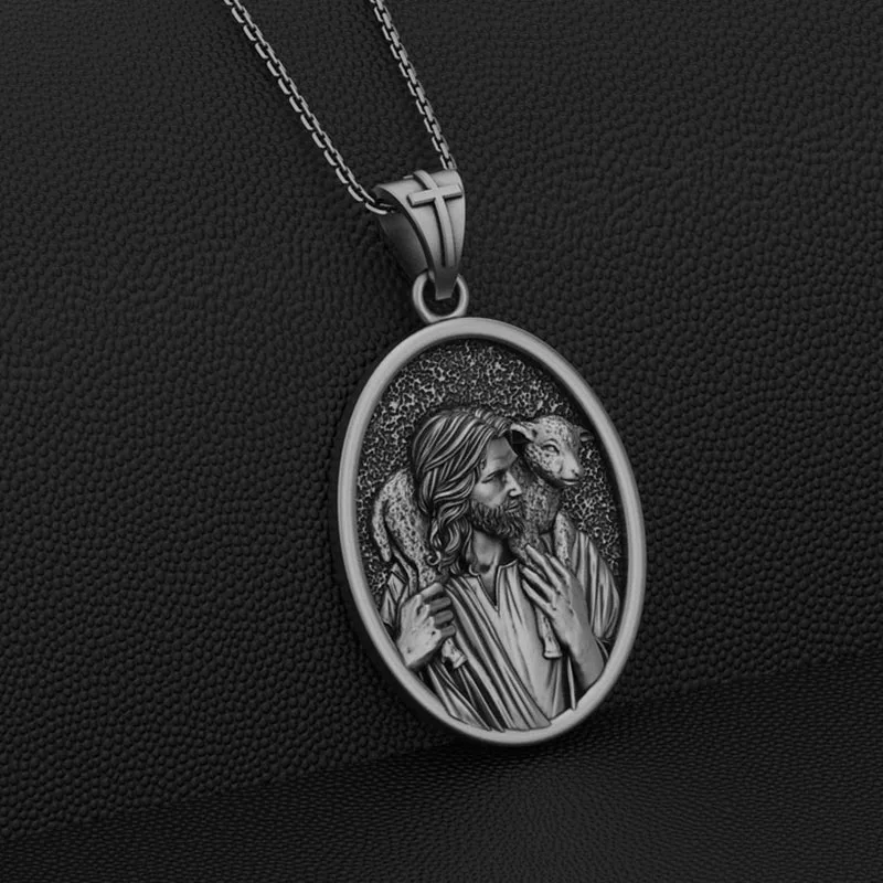 подвески бижутерия Ожерелье с изображением Иисуса ожерелье кулоном в виде