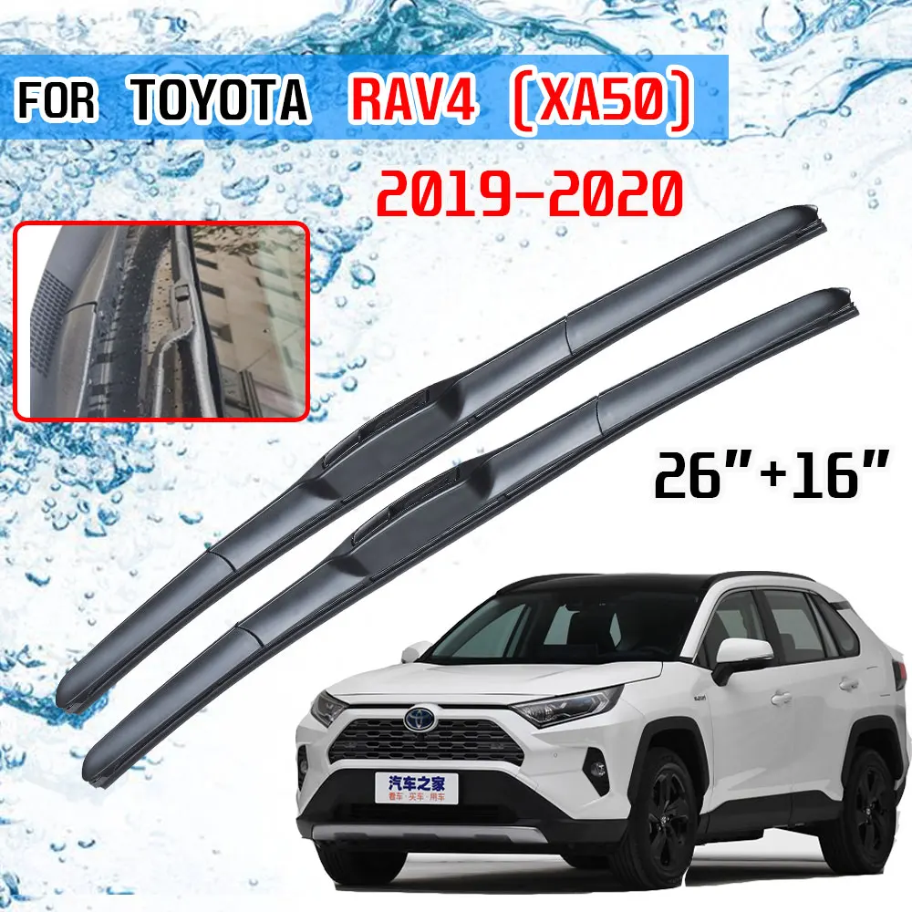 For Toyota RAV4 XA50 2019 2020 2021 Accessories Car Windscreen Wiper Blade Wipers for Car Front Windshield Wiper Cutter Brushes