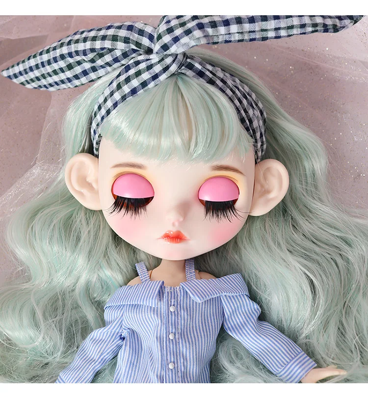 ICY factory blyth кукла на заказ кукла 1/6 bjd белая кожа суставное тело, новое матовое лицо открытый рот закрытые глаза