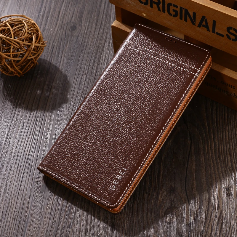 Для samsung Note10 кожаный чехол Магнитный кожаный чехол для телефона из воловьей кожи откидная подставка для карт смарт-чехол для samsung Galaxy Note10 Plus