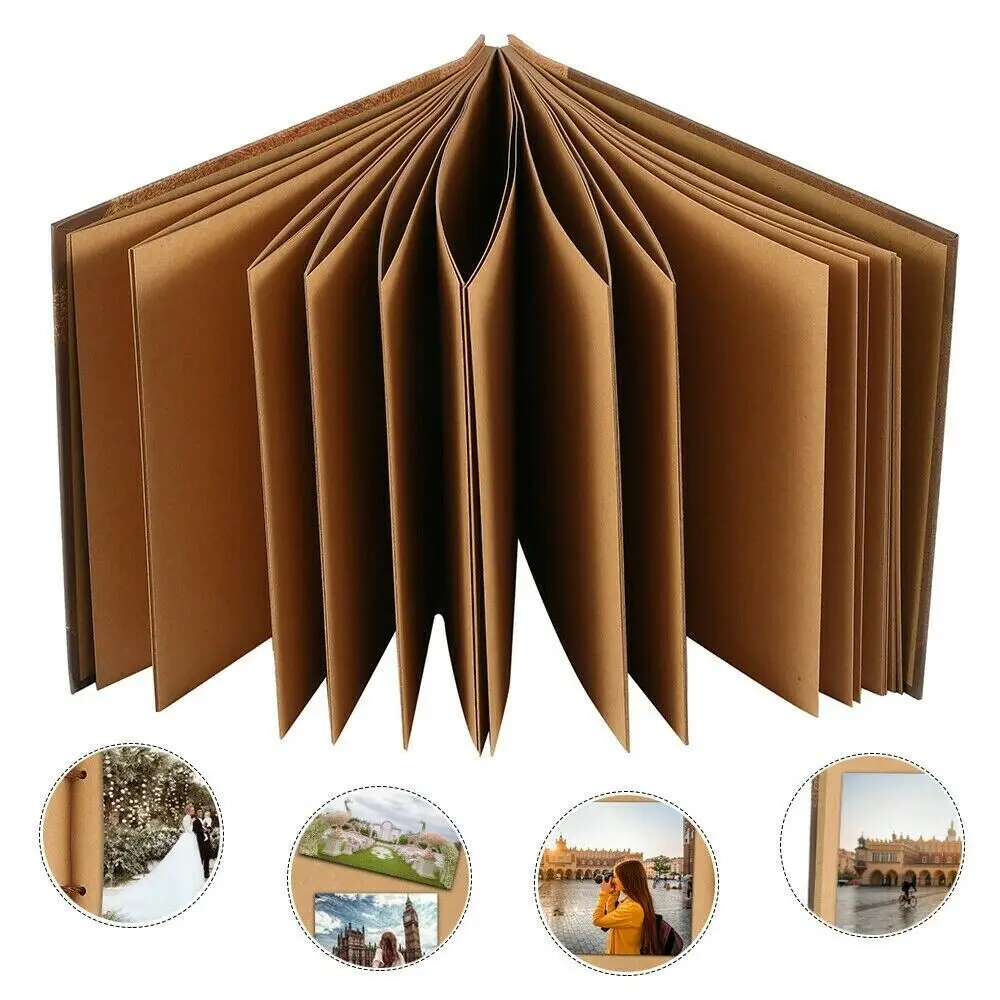 40 страниц Ретро наше приключение книга фотоальбом ручной работы DIY Семья блокнот