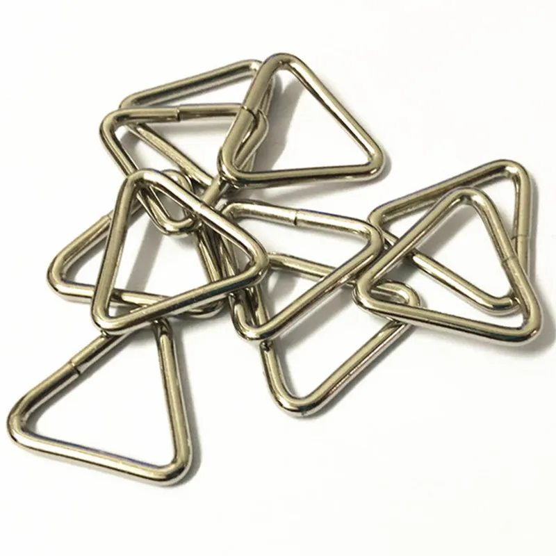 30 шт. металлическая тесьма треугольники форма пряжки слайдер Регулировка для
