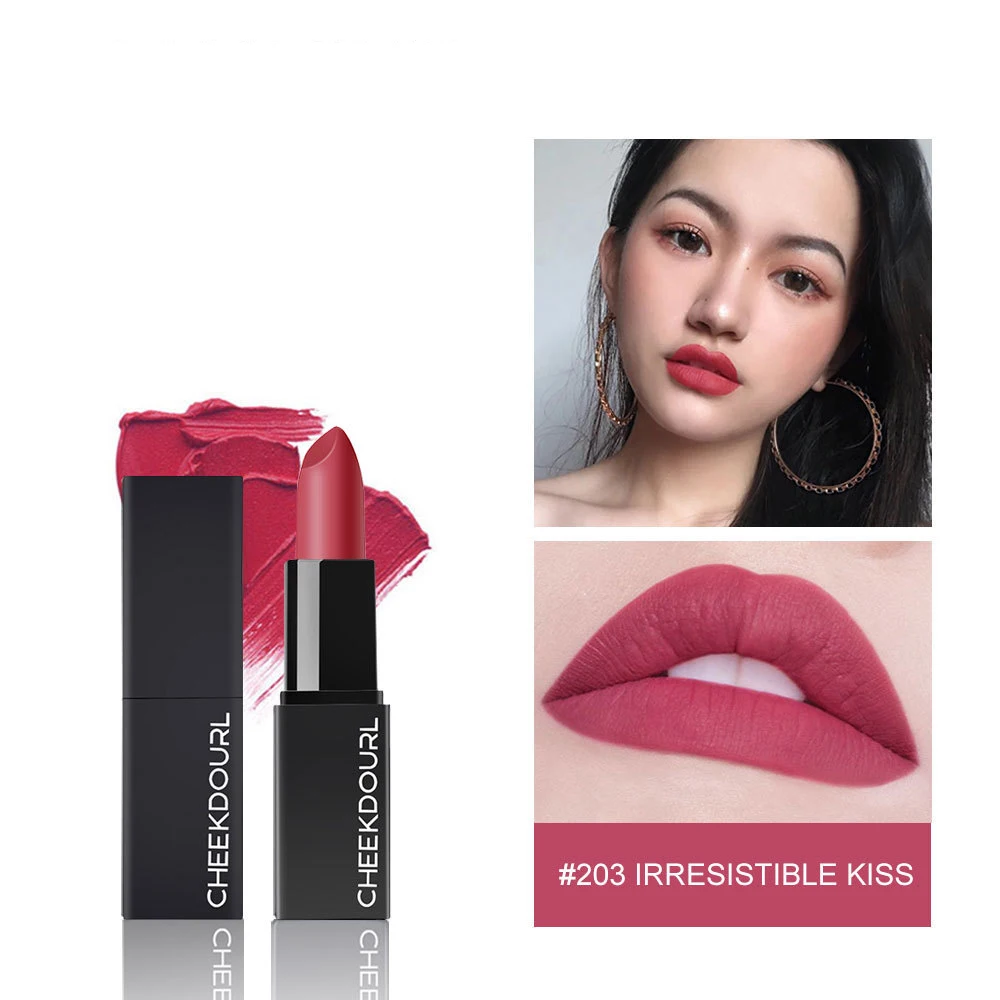 

5 Colors Matte Long Lasting Lipstick Non-Stick Cup Does Not Fade Lip Glaze Matte Waterproof Lip Gloss Ladies Lip Cosmetic Tools