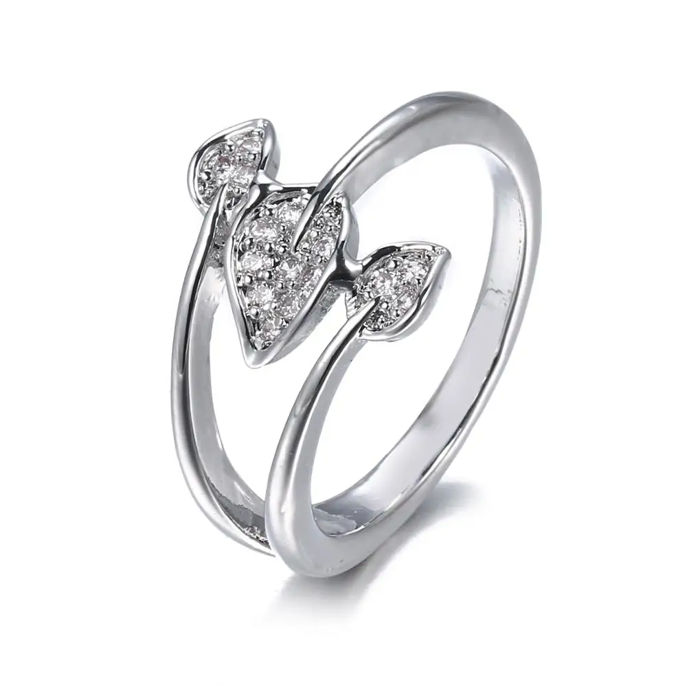 Bettyue летнее новое украшение милое модное кольцо в форме листьев для девочек с