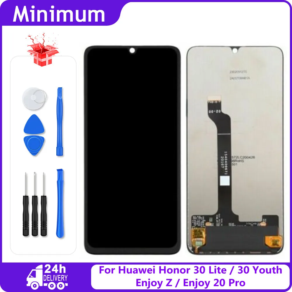 ЖК-дисплей 6 5 дюйма для Huawei Honor 30 Lite / Youth MXW-AN00 сенсорный экран Enjoy 20 Pro Z | Мобильные