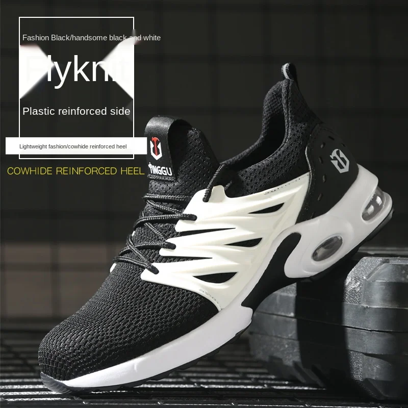 

New 2021 Safety Work Shoes Construction Men Outdoor Steel Toe Cap Shoes Men Puncture Proof High Quality Lightweight Safety Boots