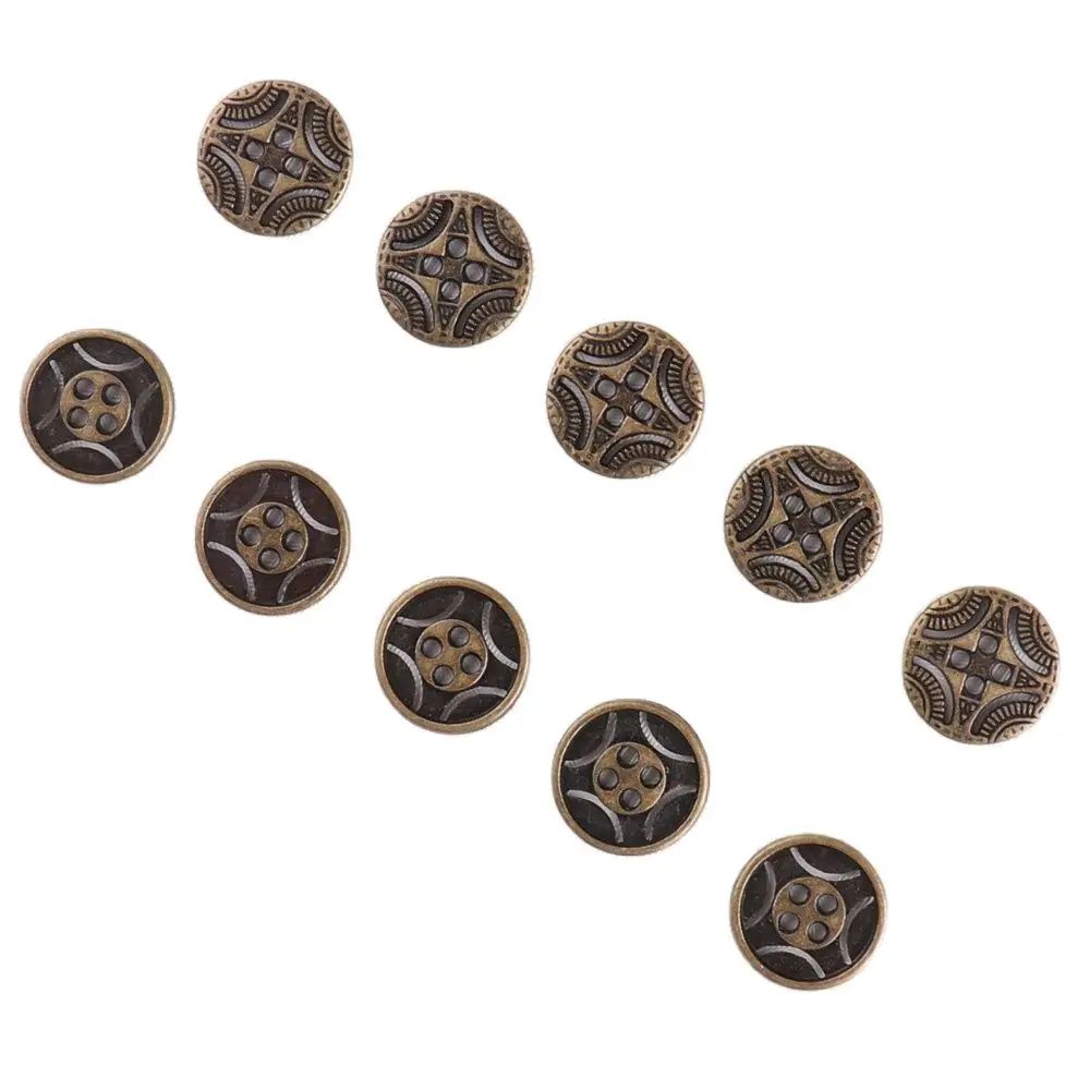 20 шт. винтажные круглые пуговицы с 4 отверстиями | Дом и сад