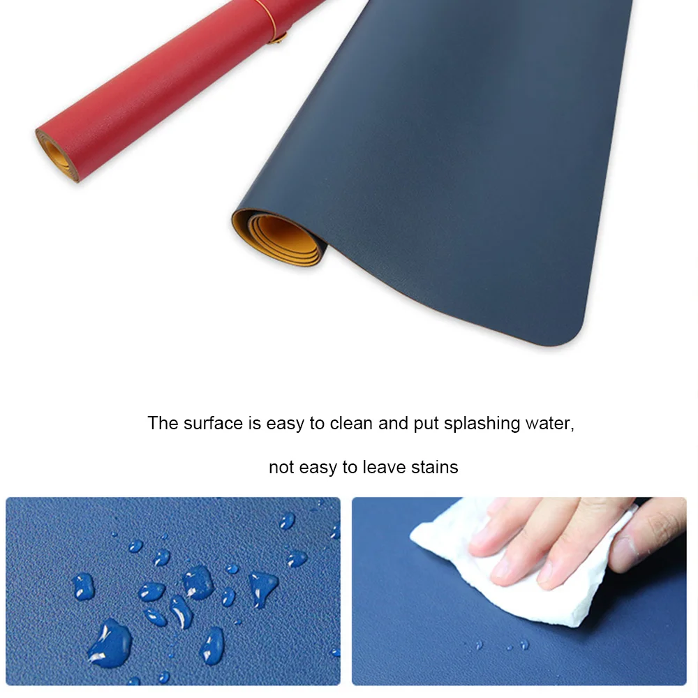 Большой коврик для мыши длинный Коврик компьютерной игровой большой кожаный