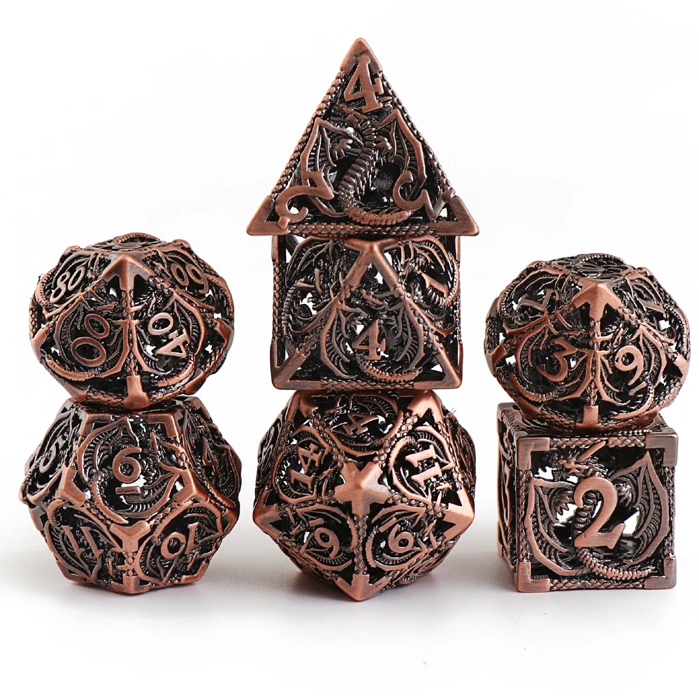 

Металлический мульти-лицевой набор, новый стиль данных oco, 7 штук, Лига zinco, trpg, настольная игра, mtg, conju