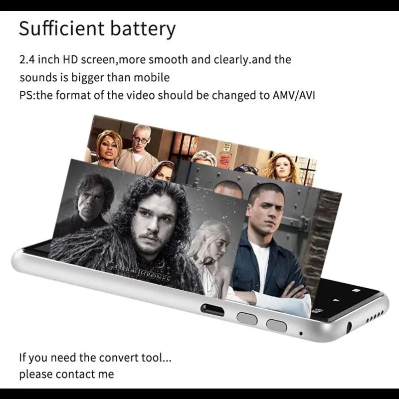 2," беспроводной Bluetooth HiFi HD MP3 MP4 плеер, стерео Бас микрофон наушники, кабель для быстрой зарядки, динамик FM Запись и TF слот+ 32 Гб TF карта