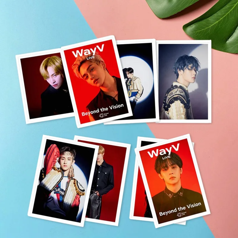 

40Pcs/Set Kpop WAYV Bad Alive Polaroid Photocard TEN KUN HD Lomo Photo Card Collective Cards