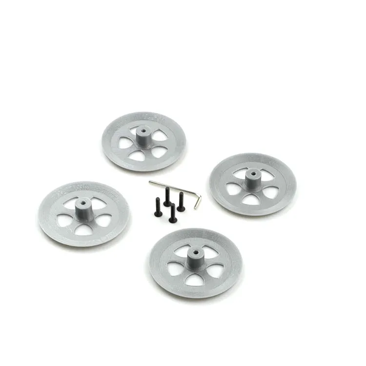 Серый цвет Для DJI RoboMaster S1 Аксессуары 4 шт. защитный чехол для колес алюминиевый удлинитель Бампер протектор для DJI RoboMaster S1 робот - Цвет: Серый цвет