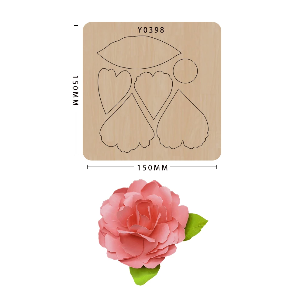 

Wooden Cutting Die Flower Diy Craft Scrapbooking Making Decor Supplies Dies Template Suitable For Common Die-Cutting Machines