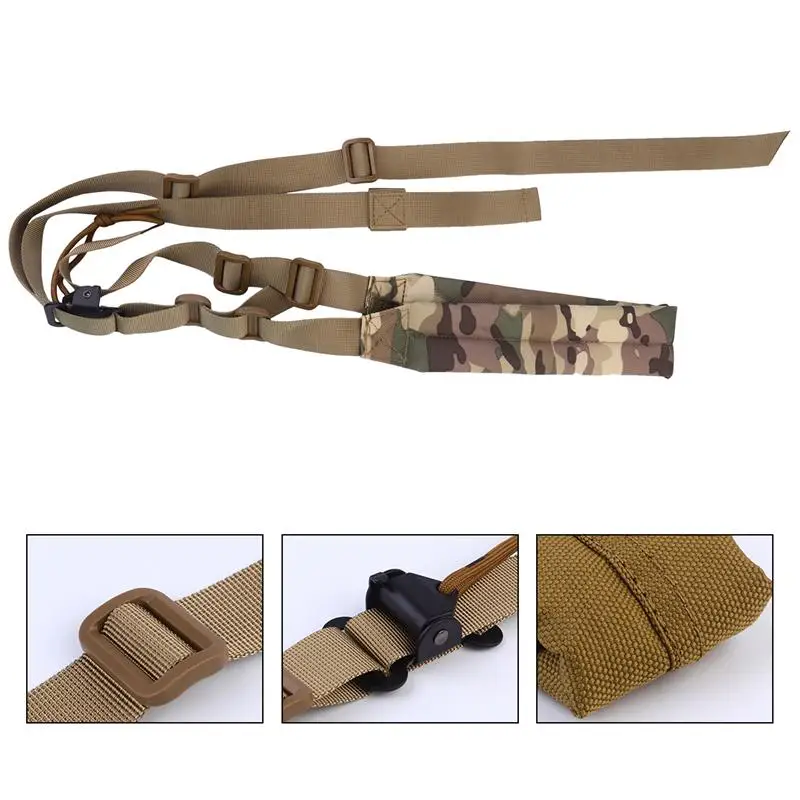 Высокое качество 2 точка винтовка Слинг Регулируемый тактический для банджи