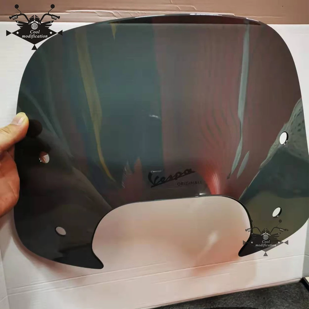 

Motrocycle Wind Deflector Cover For Sprint 150 2013 - 2020 Sprint150 Scooter Smoke Acrylic Front Windshield With Mount Bracket