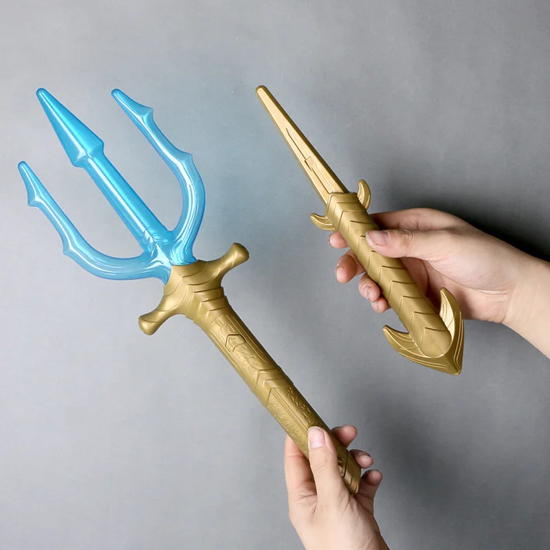 Aquaman Arthur Curry/Orin LED Trident Toy Action Figure Collection Cosplay Anime Props Weapons Model Halloween | Игрушки и хобби