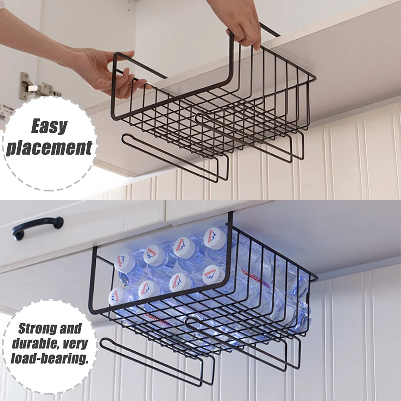 

Multifunction Kitchen Home Cabinet Holder Storage Rack Stainless Metal Organizer