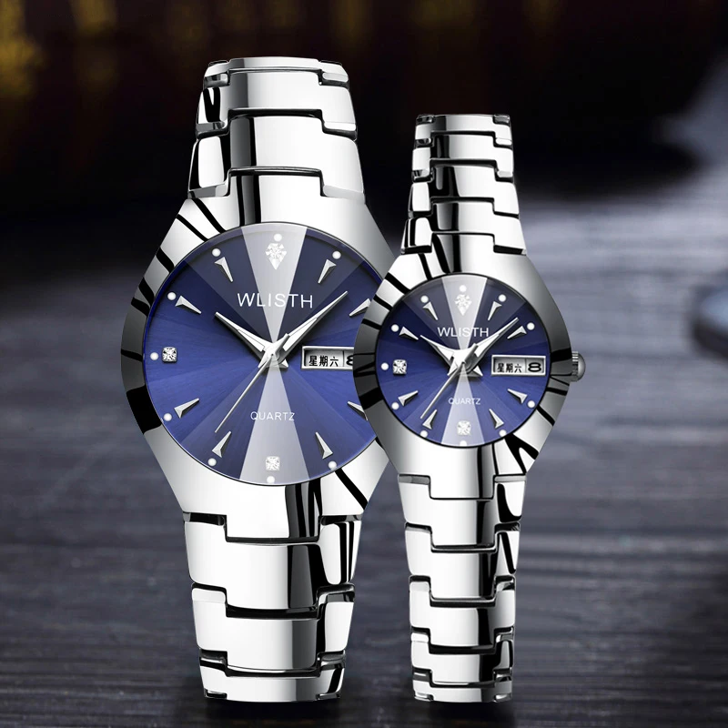 European Styles Watches - Lovers for Men Women Business Travel Elegant Luminous Wrist Watch 3 ATM Waterproof Chronograph Date | Наручные