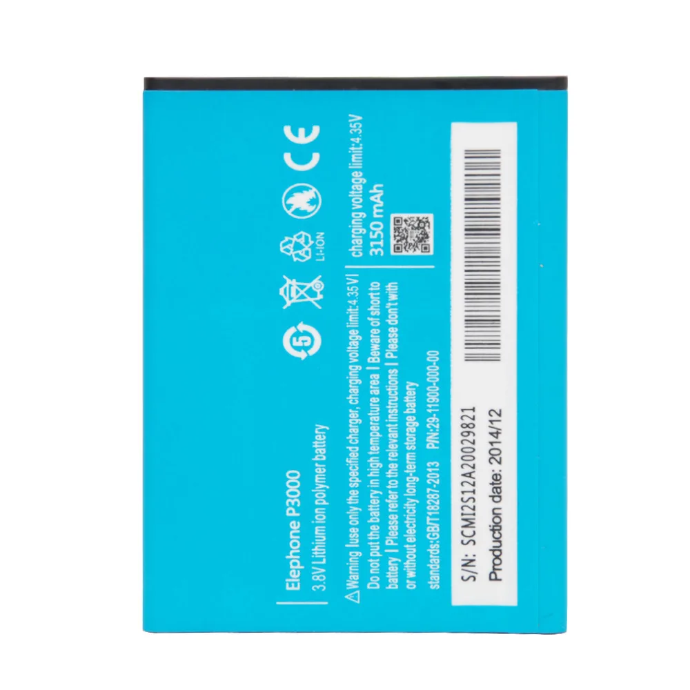 

Elephone P3000 Battery Original Large Capacity 3150mAh Li-ion Battery Replacement For Elephone P3000+ P3000S Smart Phone