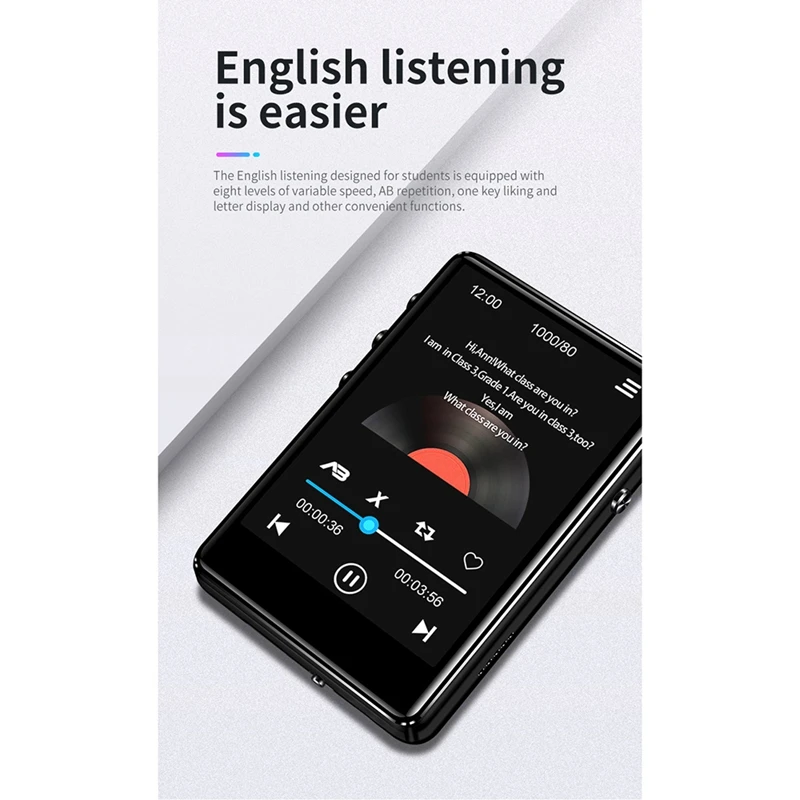 Mp3-плеер X62 Full Sn Bluetooth 5 0 Hi-Fi ультратонкий USB 2 8 Гб | Электроника