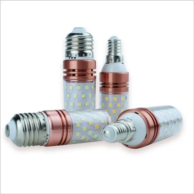 

10 шт. светодиодный светильник-кукуруза E14 E27 8 Вт 12 Вт 16 Вт SMD2835 светодиодный светильник 220 в 3 цвета температуры Интегрированный Светодиодный ...