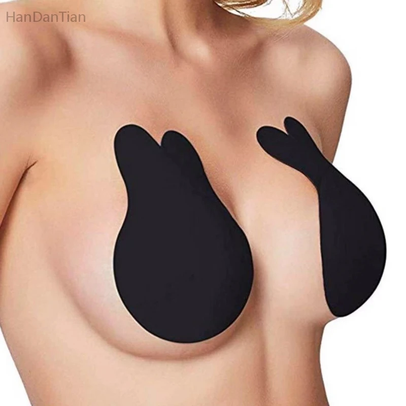 2pcs Bikini Breast Pads Swimwear Women Bra Self Adhesive Silicone Lift Up Tape Lifting Chest Sticker Swimsuit Nipple Cover | Женская