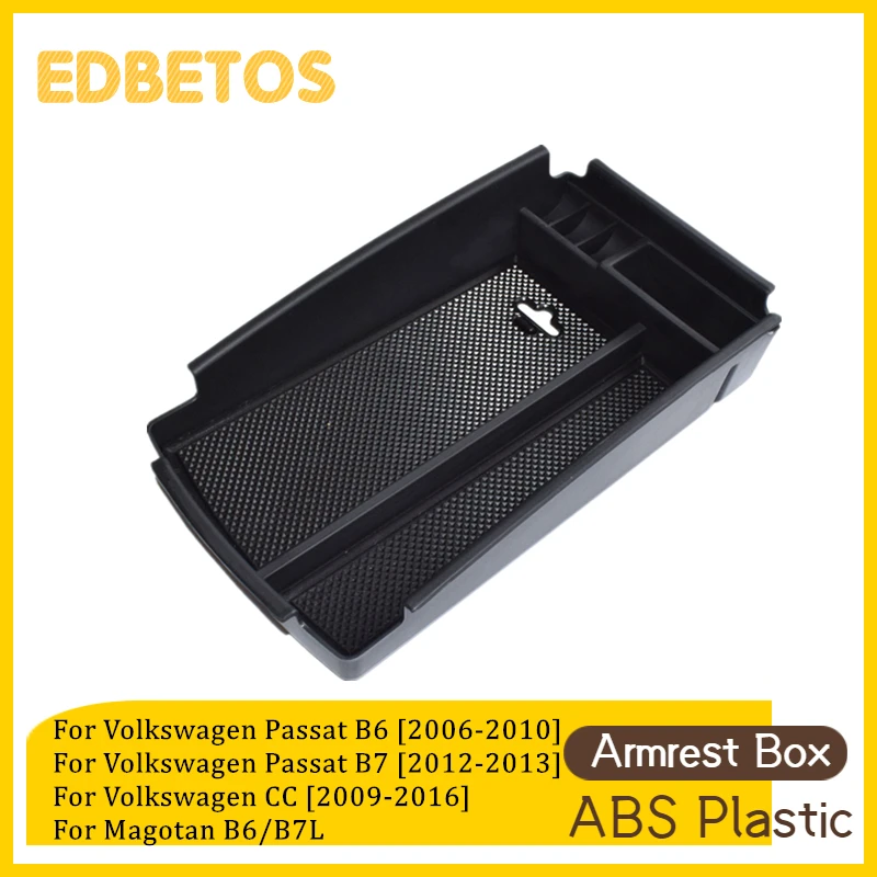 

For 2006-2010 VW Passat B6 Accessories Passat B7 2012 2013 Center Console Tray Organizer, Compatible For VW CC 2009-2016