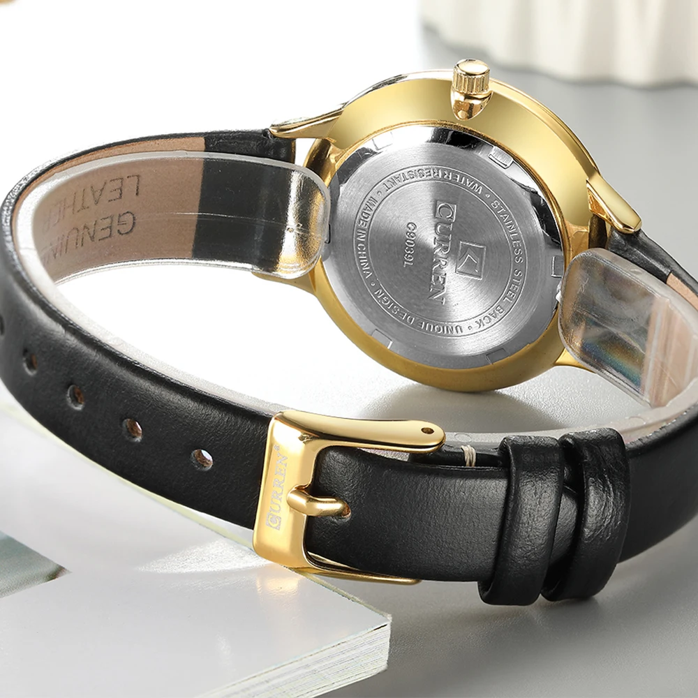 

CURREN Casual Analogue Quartz Leather Watches for Women Clock Montre Femme Fashion Thin Ladies Wrist Watch bayan kol saati